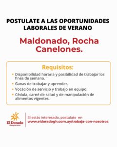 ¡Llamados de Supermercados El Dorado! Postúlate Ahora